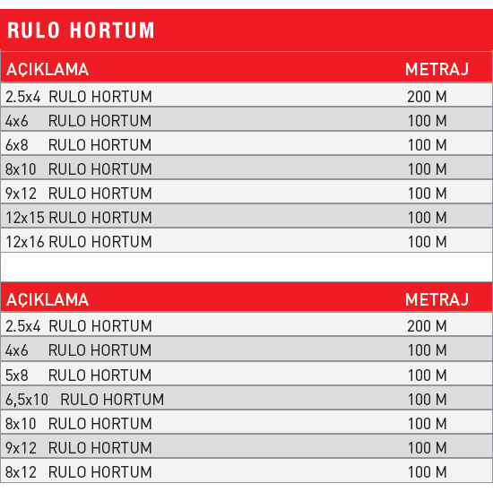 rulo-hortum